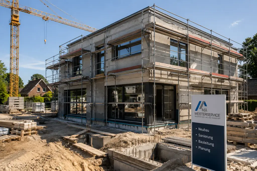 Neubau Hamburg Bauleitung MA Meisterservice Professionelle Bauleitung und Bauüberwachung in Hamburg